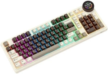 Клавиатура Royal Kludge N99 Mokko Grey (RK Violet)