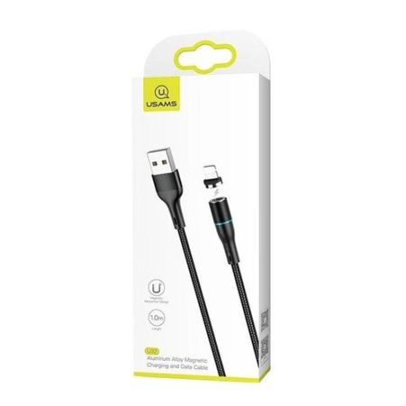 Кабель USB Type-A - Lightning Usams U32 SJ352USB01 (USB 2.0, 2м, черный)