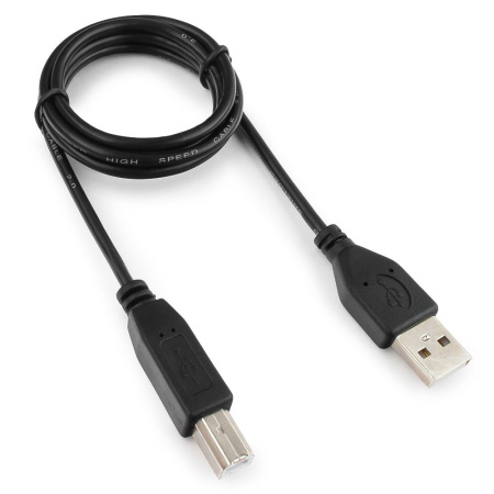 Кабель USB Type-A - Type-B Гарнизон GCC-USB2-AMBM-1M (USB 2.0, 1м, черный)
