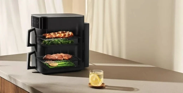 Аэрогриль (аэрофритюрница) Xiaomi Smart Double Stack Air Fryer 12L MAF-DS1201