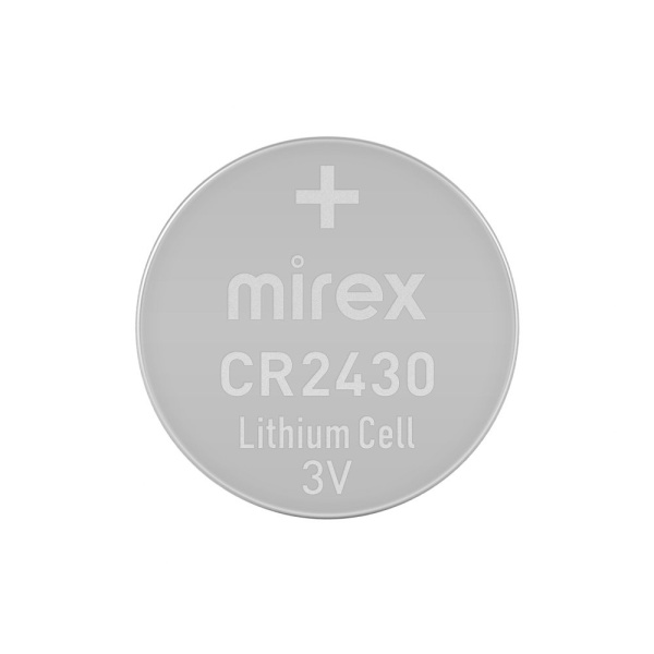 Батарейка Mirex CR2430 Lithium 23702-CR2430-E1 (1 шт)