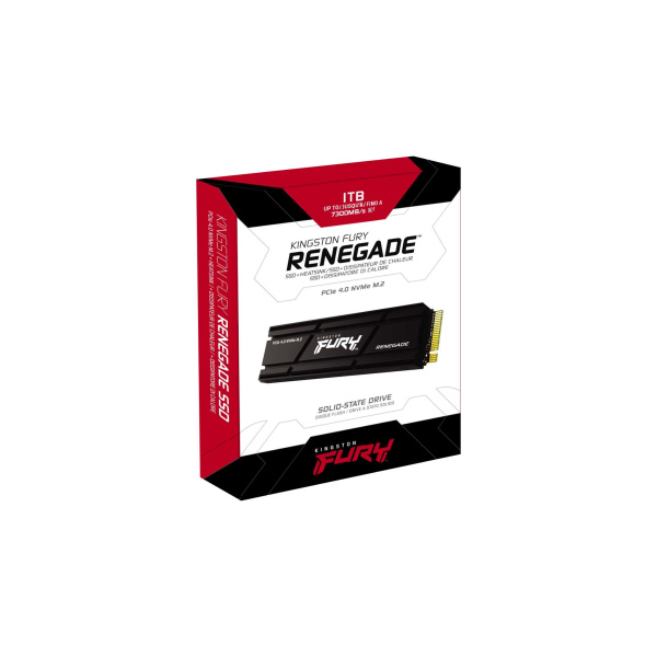 SSD-накопитель Kingston Fury Renegade PCIe 4.0 NVMe M.2 1TB (с радиатором)