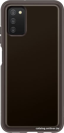 Чехол Samsung Soft Clear Cover для A03s, чёрный