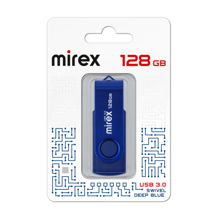 Флешка 128GB Mirex Color Blade Swivel USB 3.0 13600-FM3BS128 (синий)