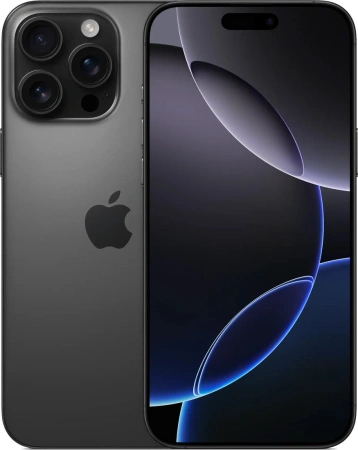 Телефон Apple iPhone 16 Pro Max 256GB (черный титан)