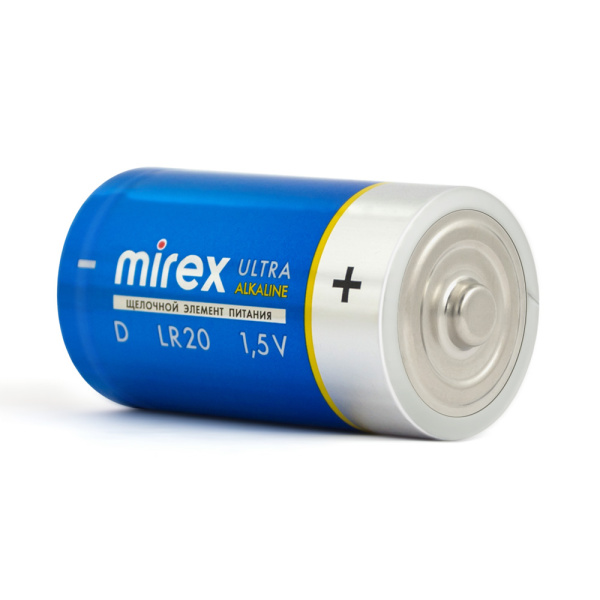 Батарейки Mirex D LR20 Ultra Alkaline 23702-LR20-S2 (2 шт)