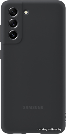 Чехол Samsung Silicone Cover для S21 FE, Black
