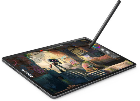 Планшет Lenovo Tab P12 Pro (Snapdragon 870 / 12.6 WQXGA AMOLED 400nits / 8GB / 256GB / Adreno 650 GPU / Storm Grey)