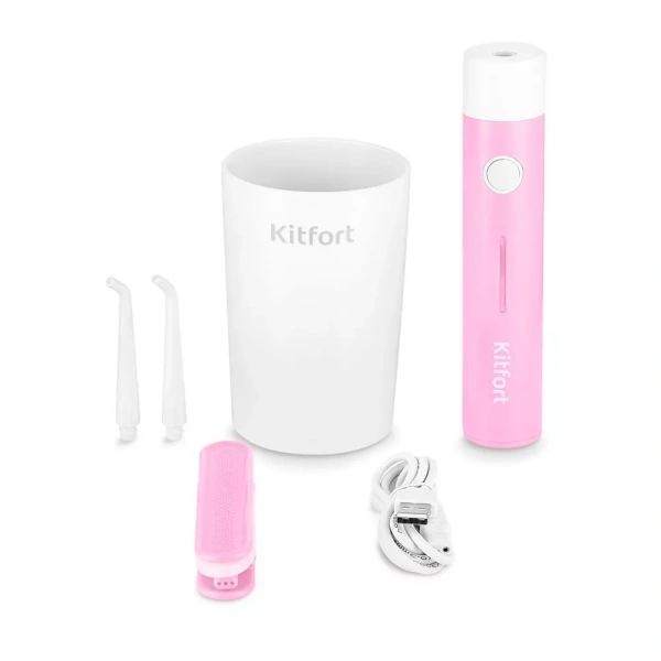 Ирригатор для полости рта Kitfort KT-2957-1 (бело-розовый)