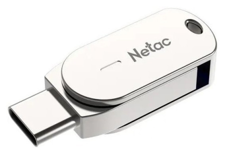 Флешка 64GB USB / TypeC FlashDrive Netac U785С