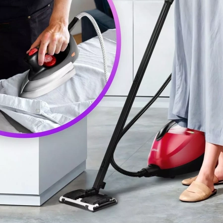 Пароочиститель "2 в 1" Kitfort KT-9184