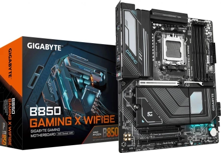 Материнская плата Gigabyte B850 GAMING X WIFI6E, AM5, (HDMI, DP), 4xDDR V, ATX