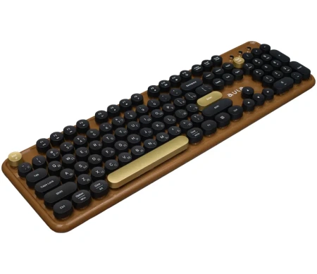 Беспроводной набор набор клавиатура + мышь AULA AC306_CFBK (коричневый/черный)