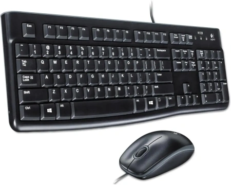 Клавиатура + мышь Logitech MK120 (черный)