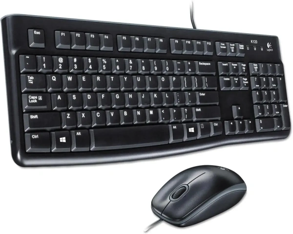 Клавиатура + мышь Logitech MK120 (черный)