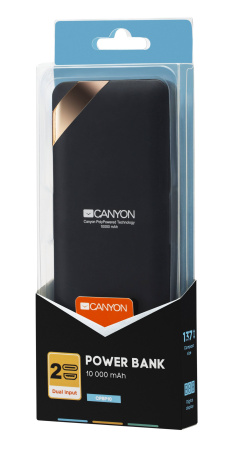 Внешний аккумулятор Canyon PB-102 10000mAh (черный)