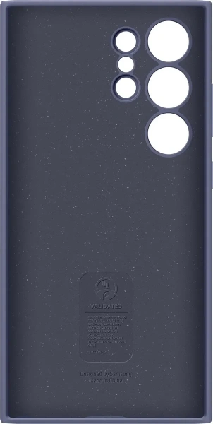 Чехол-накладка Silicone Case S24 Ultra (фиолетовый)