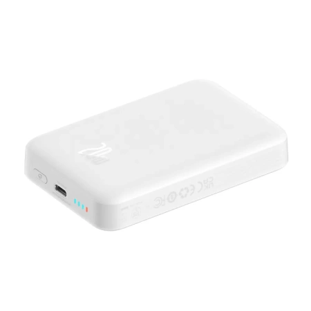 Внешний аккумулятор Baseus Magnetic Mini Air 10000mAh PPCXM10A (20W, белый)