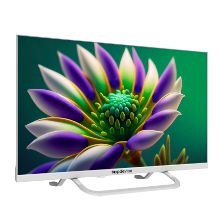 Телевизор Topdevice NEO Frameless TDTV24CS04H_WE (24”, Smart TV (WildRed), Wi-Fi, Bluetooth, Ethernet, белый)