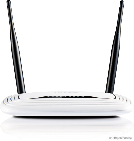 TP-Link 300Mbps Wireless N Router,  Mediatek, 2T2R, 2.4GHz, 802.11b/g/n, 1 10/100Mbps WAN + 4 10/100Mbps LAN ports, 2 fixed 5dBi antennas