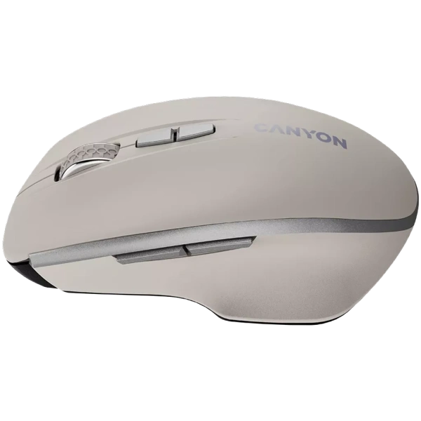 Мышь Canyon MW-21 (оптическая, 1600 dpi, 7 кнопок, бежевая)