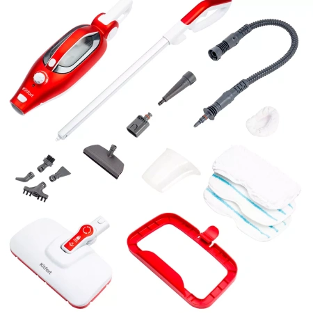 Паровая швабра Kitfort KT-1005-2 (красная)