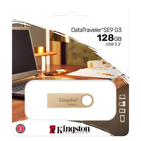 Флэшка Kingston DataTraveler SE9 G3 128GB USB3.2
