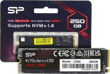 Внутренний SSD-накопитель Silicon Power UD90 250GB SP250GBP44UD9005