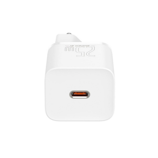 Сетевое зарядное устройство Baseus Super Si TZCCSUP-L02 (Type-C, 25W, белый, с кабелем)