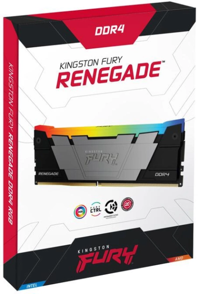 Оперативная память Kingston FURY Renegade RGB 2x16ГБ DDR4 3600МГц KF436C16RB12AK2/32