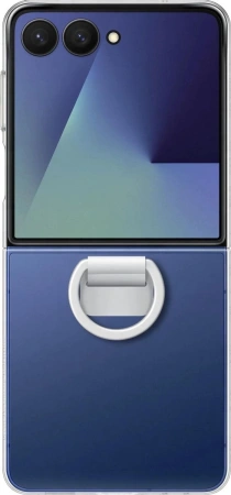 Чехол Samsung Ring Case Z Flip7 EF-QF766CTEGRU (прозрачный)