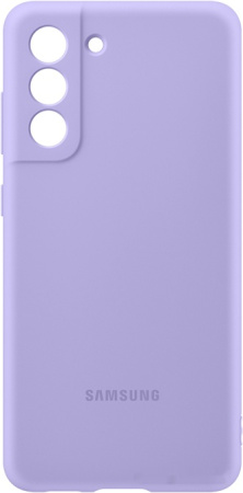 Чехол Samsung Silicone Cover S21 FE (фиолетовый)