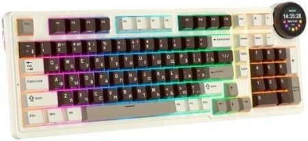 Клавиатура Royal Kludge N99 Mokko Grey (RK Violet)