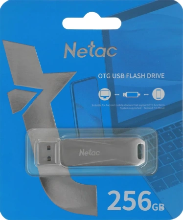 Флешка 256GB Netac U782С USB 3.2 Type-A/Type-C NT03U782C-256G-30PN