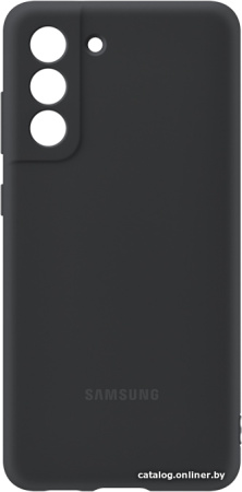 Чехол Samsung Silicone Cover для S21 FE, Black