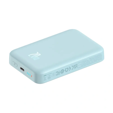 Внешний аккумулятор Baseus Magnetic Mini Air 10000mAh PPCXM10A (20W, голубой)