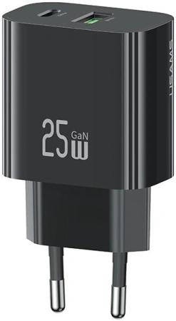 Сетевое зарядное Usams CC315 T65 25W (черный)