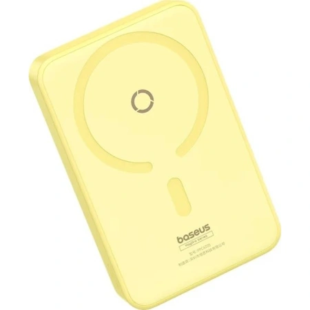 Внешний аккумулятор Baseus MagPro Magnetic Bracket Wireless Fast-Charging Power Bank 20W 5000mAh (желтый)