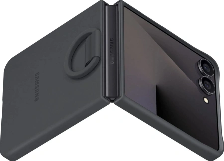 Чехол Samsung Ring Case Z Flip7 EF-PF766TBEGRU (чёрный)