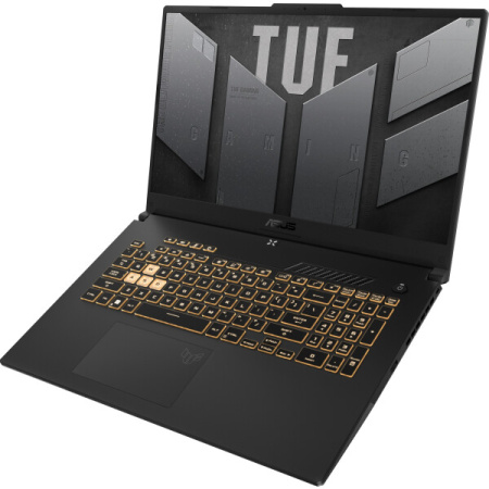 Ноутбук ASUS TUF Gaming F17/ FX707VV-HX210/ I7-13620H/ 17.3 FHD IPS 16:9/ RTX4060 8GB/ 16GB/ 1TB/ DOS/ noODD/ Mecha Gray