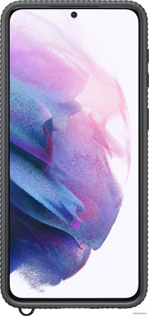 Чехол Samsung Clear Protective Cover для S21+, Transparent c чёрной рамкой