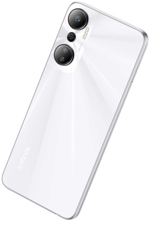 Смартфон Infinix Hot 20 NFC 6GB/128GB (сверкающий белый)