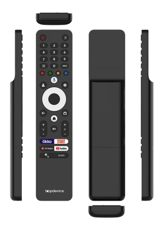 Телевизор Topdevice QLED DQ08 TDTV50DQ08U_BK (50", 3840x2160, 60 Гц, Smart TV, Wi-Fi, смарт пульт, саундбар)