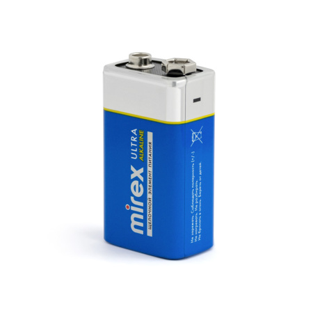 Батарейка Mirex 6LR61 Ultra Alkaline 23702-6LR6-E1 (1 шт)