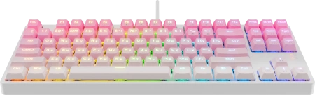 Клавиатура Redragon Cass 71878 (белый/розовый)