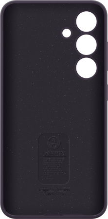 Чехол-накладка Samsung Silicone Case S24 (темно-фиолетовый)