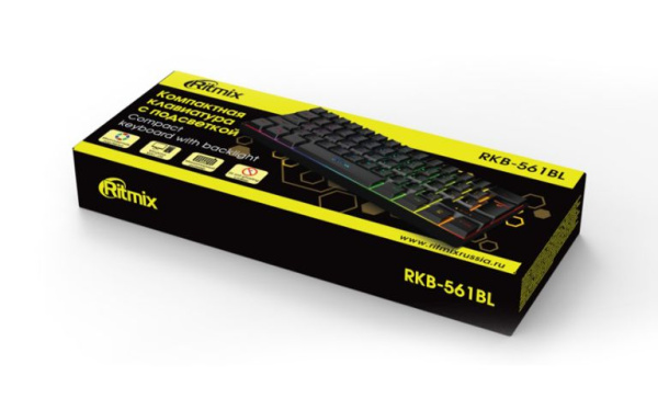 Проводная клавиатура Ritmix RKB-561BL