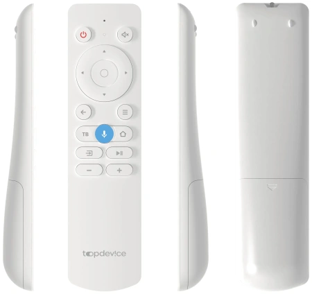 Телевизор Topdevice SMART TV YаOS TDTV43CS07U_WE (43", 3840x2160, 60 Гц, Smart TV, Wi-Fi, смарт пульт, белый)