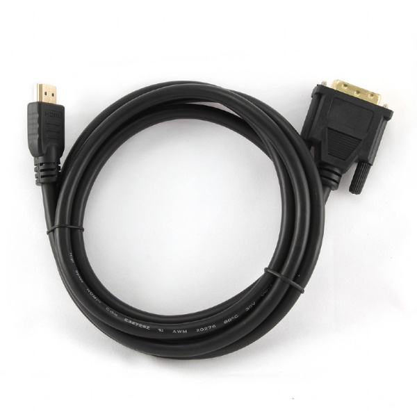 Кабель HDMI - DVI Cablexpert CC-HDMI-DVI-6 (1.8м, черный)