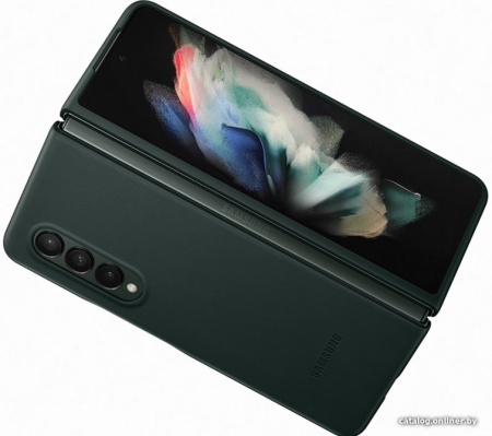 Чехол Samsung Leather Cover для FOLD3, Green